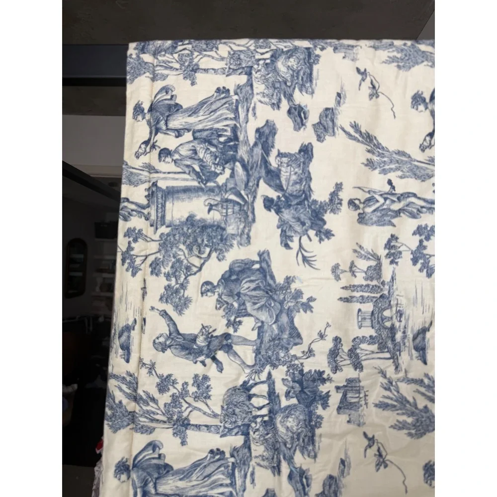 Blue Toile Backed Children's Quilt